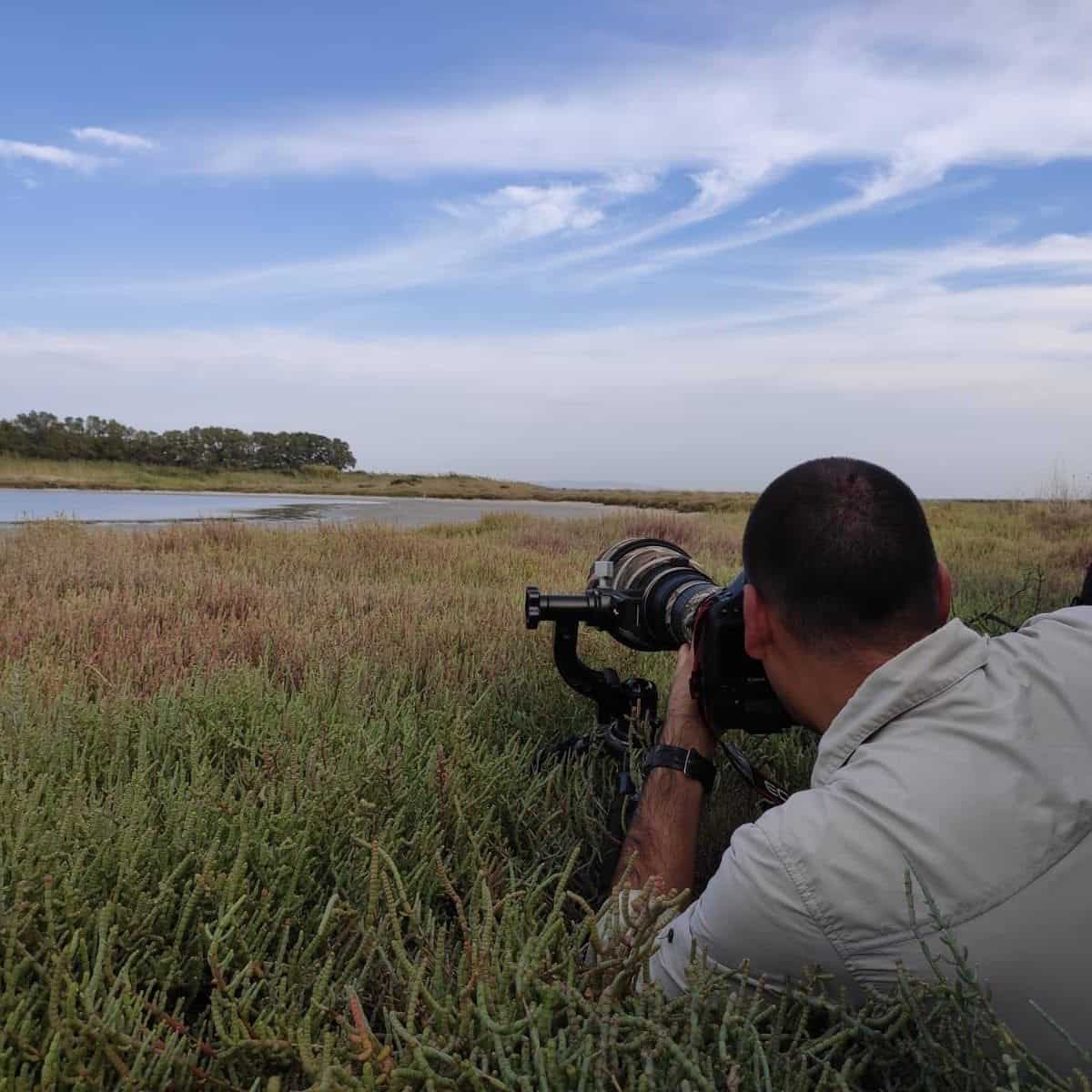 Gabriele Espis, Fotografo Naturalista. Appostamento
